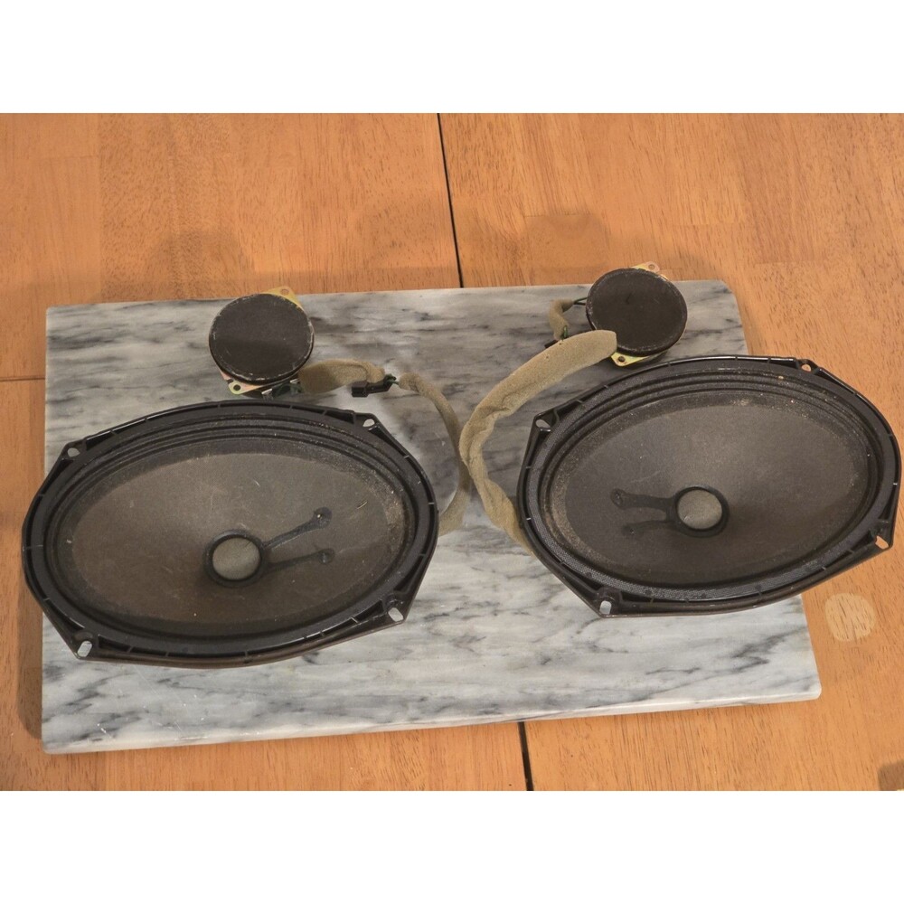 BMW Z3 Roadster Rear Bulkhead Harman Kardon Speakers Tweeters OEM 96-02